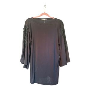 Amaryllis Navy Blouse Size Medium (M)